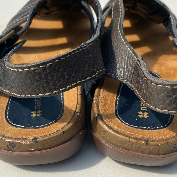 Naturalizer Women’s Size 9M Hiking Black Leather Sandals - Picture 8 of 8